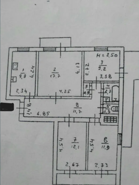 продажа многокомнатной квартиры номер A-173878 в Приморском районе, фото номер 11